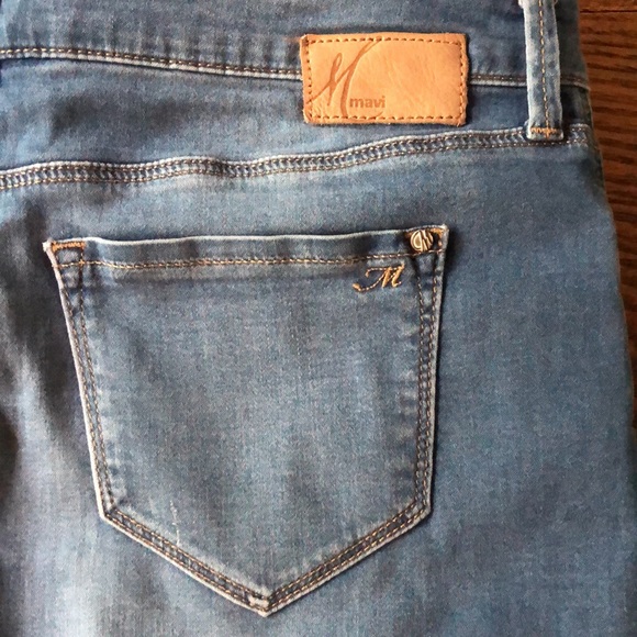 Mavi Jeans Denim Skirt with Elastane ~ Zip front ~ Small - Picture 4 of 9